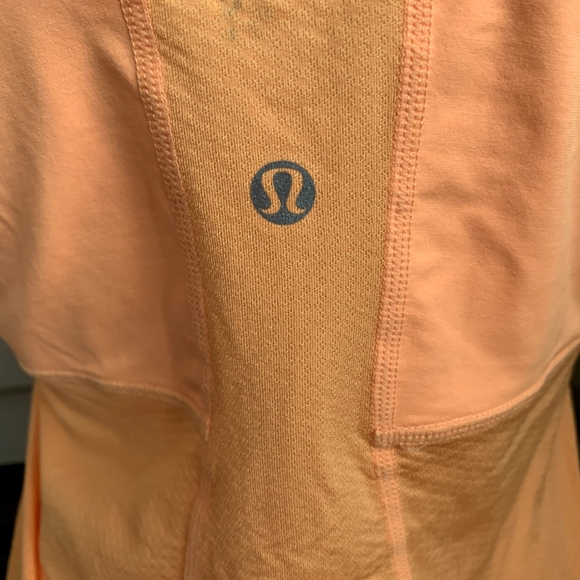 Lululemon Run Sunrise Orange Tank Top ize 10 - Picture 4 of 6